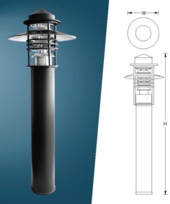 เสาไฟสนาม HI-OB-012