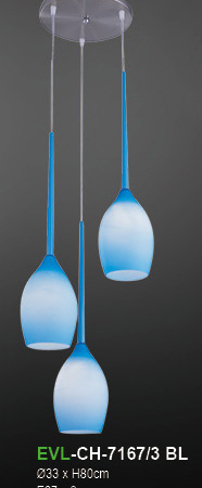 โคมไฟห้อย EVL-CH-7167/3BL