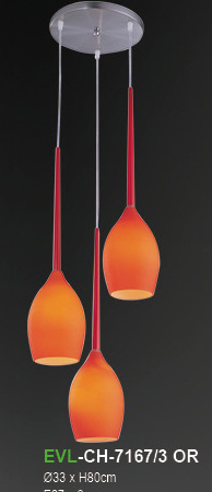 โคมไฟห้อย EVL-CH-7167/3OR