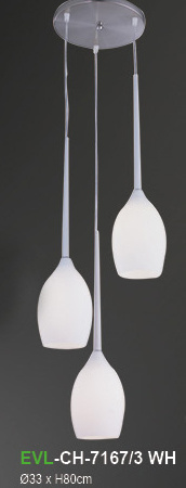 โคมไฟห้อย EVL-CH-7167/3WH
