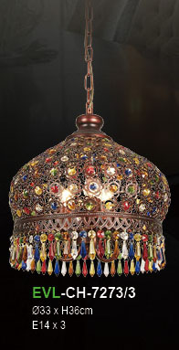 โคมไฟห้อย EVL-CH-7273/3