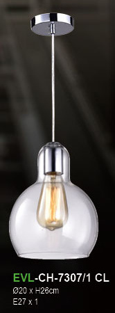 โคมไฟห้อย EVL-CH-7307/1 CL