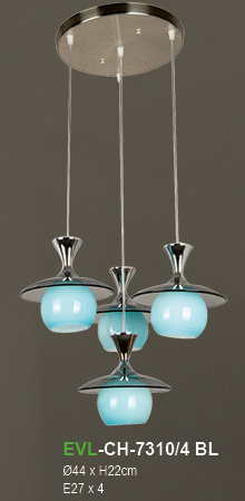 โคมไฟห้อย EVL-CH-7310/4BL