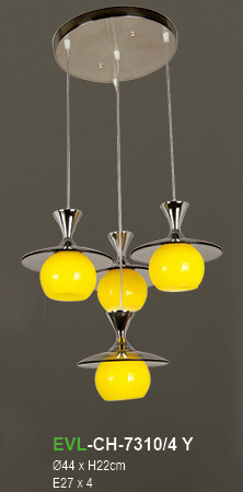 โคมไฟห้อย EVL-CH-7310/4Y