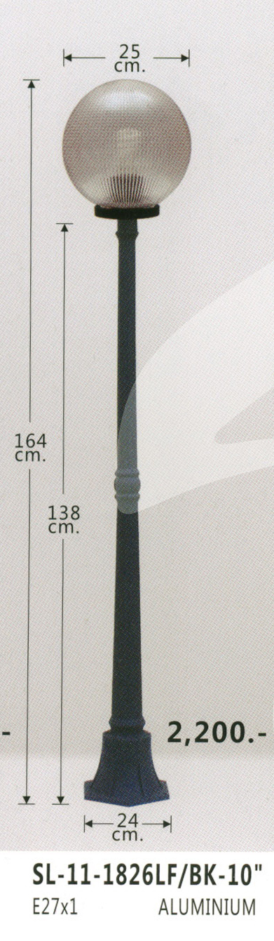 เสาไฟสนาม SL-11-1826LF-BK-10