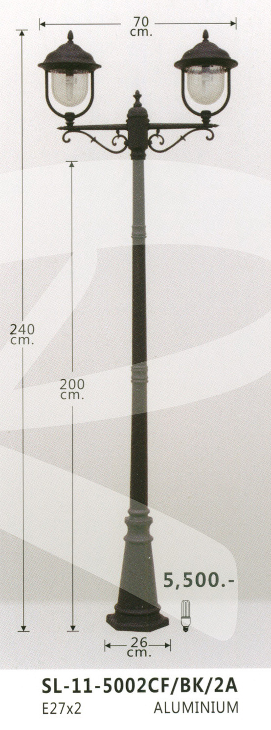 เสาไฟสนาม SL-11-5002CF-BK-2A